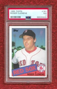 Roger Clemens 1985 Topps #181 PSA 7 casi como nuevo novato radiocontrol Red Sox Yankees Astros - Imagen 1 de 1