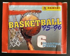 1995-96 Panini BK 1 Reg. Sticker Pk W/possible #83  Michael Jordan W/6 Language