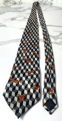 CORBATA DE POLIÉSTER DISNEY WINNIE THE POOH OSO/TIGGER NEGRO/BLANCO/AMARILLO - CORBATAS PARA EL CUELLO Foto 1 de 4