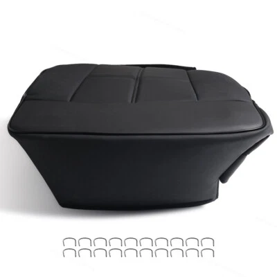 Fit 2006-2008 Lincoln Mark LT Synthetic Leather Driver Bottom Seat Cover Black - Image 1 of 4