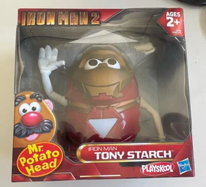 Tony Starch Iron Man Mr Potato Head Hasbro NUOVO NUOVO CON SCATOLA Marvel Playskool TAGLIA INTERA - Foto 1 di 6