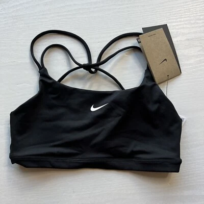 Sujetador deportivo Nike Indy Light Support para mujer XSmall negro sin relleno nuevo Foto 1 de 4