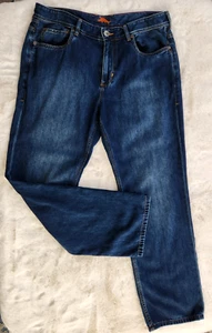 Tommy Bahama Mens' Cayman Island Relaxed Fit Jeans size 36X32 in dark blue - Picture 1 of 8