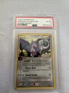 Aerodactyl 1/92 Reverse Holo EX Legend Maker Pokemon Card PSA 4 - Picture 1 of 2