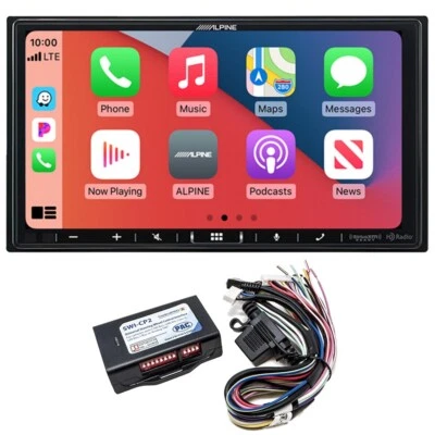 Alpine iLX-407 7" Digital Media  Receiver w/ SWI-CP2 Steering Wheel Interface - Image 1 of 4