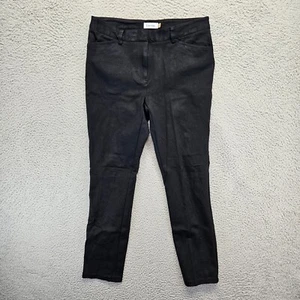 Pantalones Calvin Klein para mujer talla 8 negros ajustados elásticos tiro medio - Imagen 1 de 9