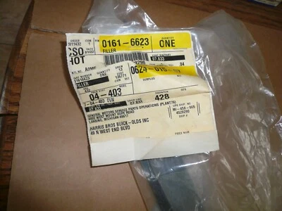 Bumper & Components - Rear for 1987 Cadillac DeVille Filler P/N 01616623 - NOS - Image 1 of 2
