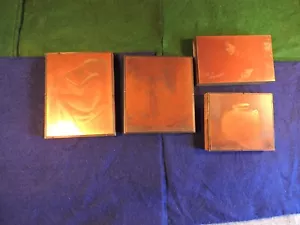 4 Gainsborough Japanese Copper Plate Photo Negatives Japan Art Printing Blocks - Picture 1 of 9