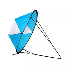 LoneRobe 42" Foldable Downwind Wind Sail Kit Kayak Wind Sail Kayak Paddle Board - Picture 1 of 6