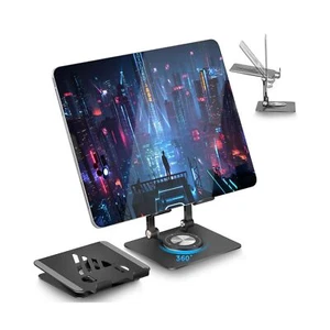 Adjustable & Foldable Tablet Stand for iPad Pro, Portable Monitor Holder With... - Picture 1 of 7