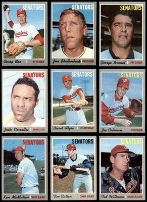 1970 Topps Washington Senators Near Team Set 5.5 - EX+ 7113840 (18 / 31 cards) - Image 1 of 2