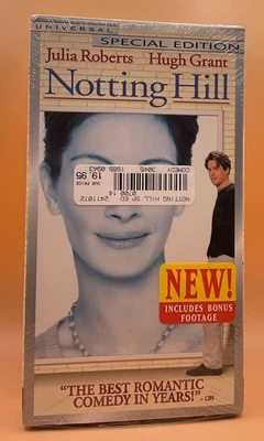 Notting Hill VHS 2000 Julia Roberts Hugh Grant *SEALED NEW* **Buy 2 Get 1 Free** - Image 1 of 3