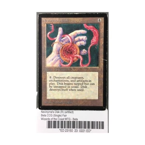 WOTC MtG Beta Nevinyrral's Disk (R) Fair - Picture 1 of 2