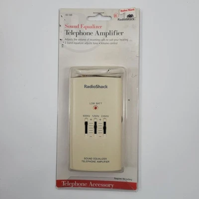 Genuine Radio Shack (43-148) 3-Band Sound Equalizer Telephone Amplifier New - Image 1 of 2