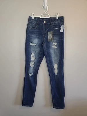 Pantalones de mezclilla para mujer Charlotte Russe Refuge Skinney Boyfriend nuevos con etiquetas. Talla 6 Foto 1 de 3