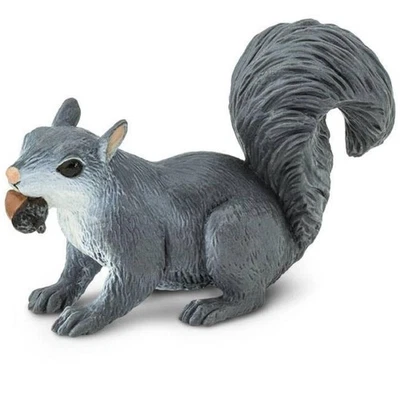 Gray Squirrel Figurine - Woodland Wild Animal Toy Figure - NEW Safari Ltd 296129 - Image 1 of 4