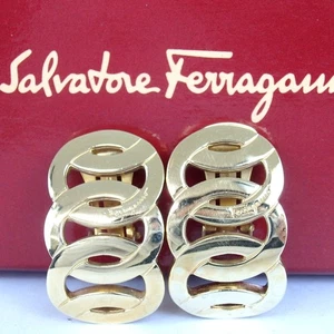 Authentic Salvatore Ferragamo  Earring metal[Used] - Picture 1 of 8