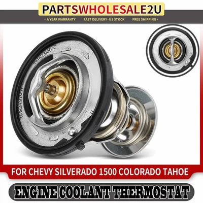 Nuevo termostato de refrigerante de motor para Chevrolet Silverado 1500 Camaro Colorado Tahoe Foto 1 de 4
