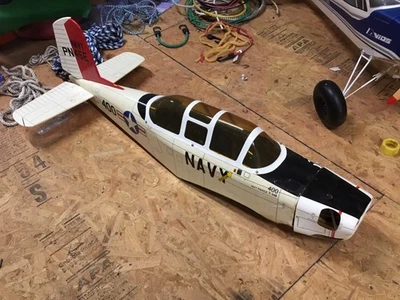 T-28 Trojan Rc Airplane Fuselage ￼used - Image 1 of 4