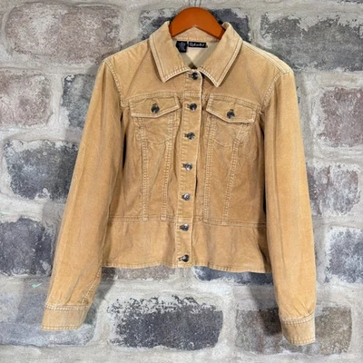 Chaqueta de Pana Rafaella Tostada Para Mujer Talla 14 Abotonada Ligera Foto 1 de 4