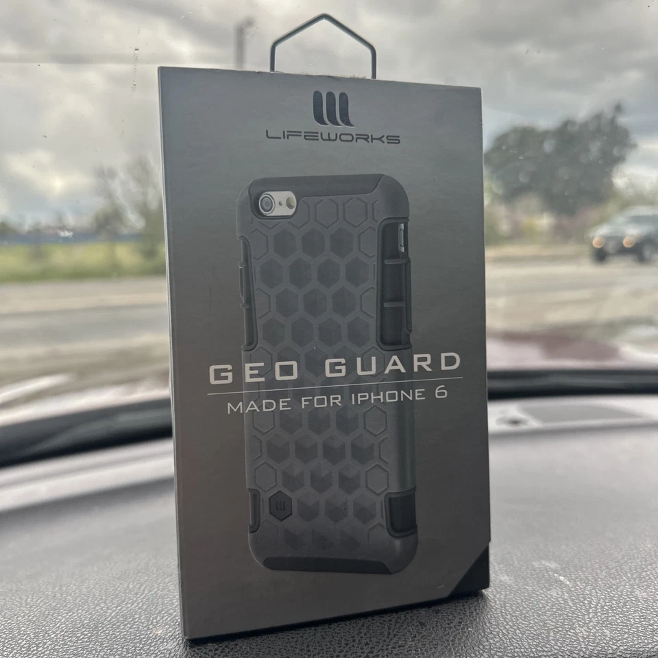 Lifeworks Geo Guard Hecho para iPhone 6 Capas Doble Protección Añadida Gris Foto 1 de 3