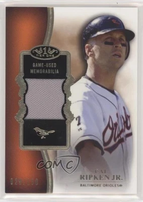 2012 Topps Tier One Top Shelf Relics /150 Cal Ripken Jr #TSR-CR HOF - Image 1 of 2