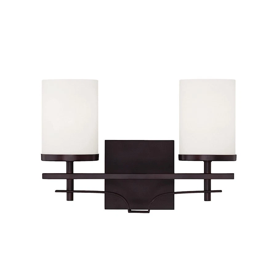 Lámpara de tocador de baño Savoy House Colton 2 luces, bronce inglés - 8-338-2-13 Foto 1 de 1