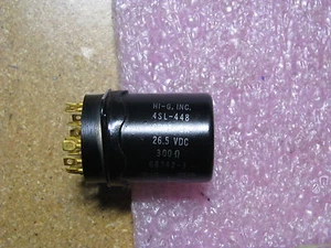 RELÈ HI-G # 4SL-448 NSN: 5945-00-660-4454 CONT. 3AMP 26.5VDC # 9060218 - Foto 1 di 4