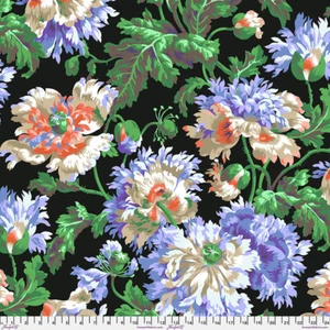 NEW! KAFFE FASSETT PHILIP JACOBS GARDEN PARTY PJ20 CONTRAST COTTON FABRIC HY - Picture 1 of 1