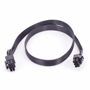 PCIe 6p to 8Pin(6+2) Modular Power Cable for CoolerMaster Silent Pro Gold 1200W