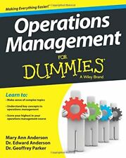 Operations Management For Dummies-Mary Ann Anderson, Edward J. Anderson, Geoffr