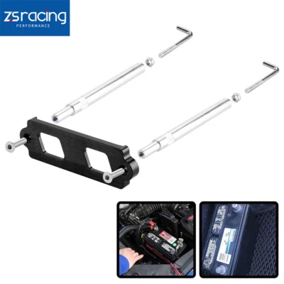 Battery Tie Down Kit Hold Down Rod With Tray Hooks For Honda Civic For Integra - Image 1 of 4