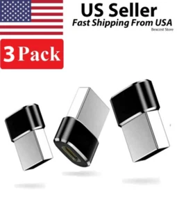 3 PACK USB C 3.1 Type C Female to USB 3.0 Type A Male Port Converter Adapter NEW - Picture 1 of 7