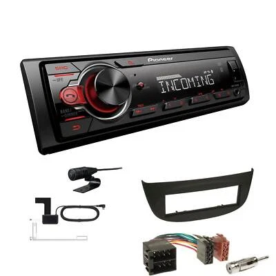 Pioneer MVH-330 DAB Autoradio Bluetooth für Renault Twingo II 2007-2014 schwarz - Bild 1 von 4