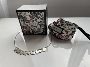 Gucci Sterling Silver 925 Necklace Made in Italy Used Twice - Picture 1 of 4