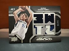 2008-09 Upper Deck Black Dirk Nowitzki Quad Patches & Jerseys #’d 25