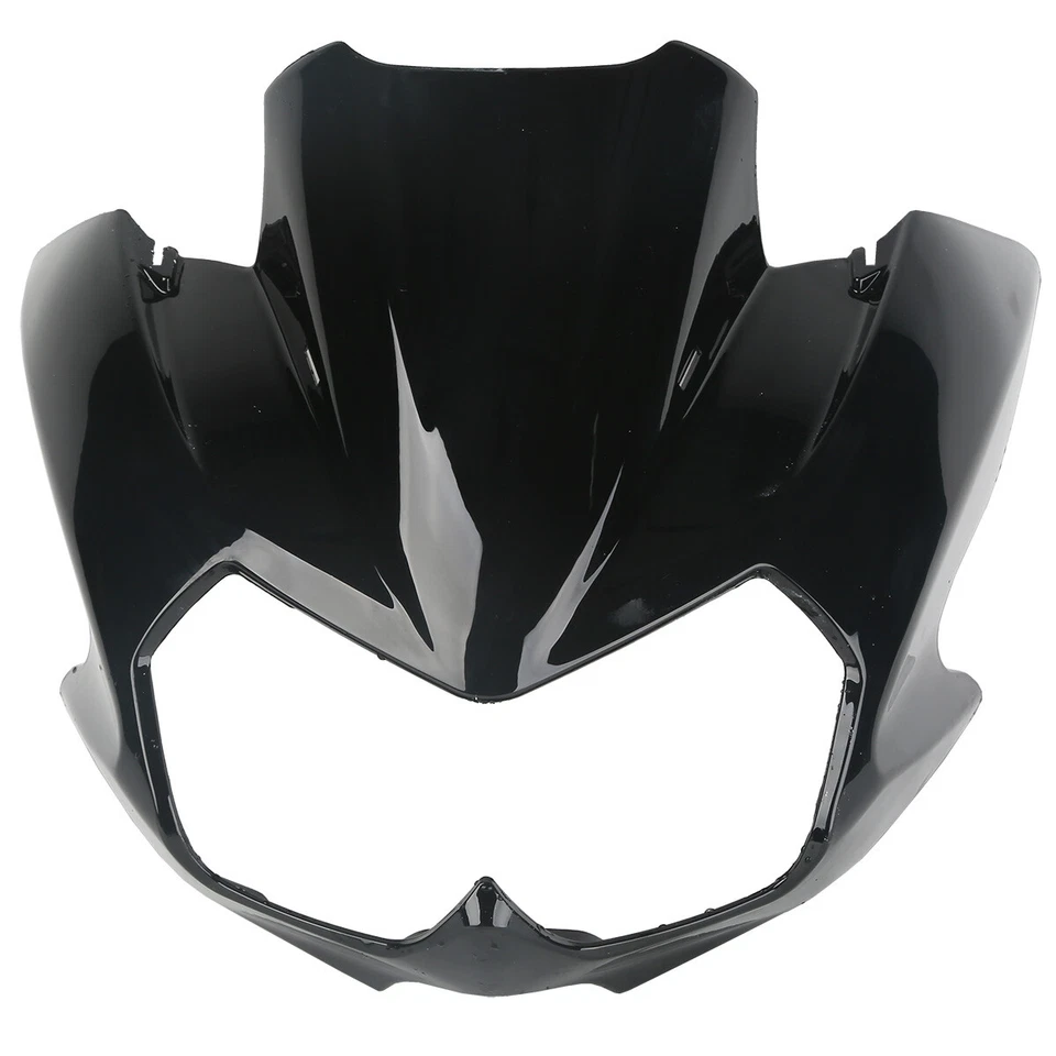 Vivid Black Upper Front Fairing Cowl Nose Fit For Kawasaki Z750 Z750N 2004-2006 - Image 1 of 4