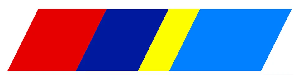 BANDES POUR PEUGEOT 205 SPORT GTI CALANDRE 21cmX4,5cm STICKER AUTO BA224 - Photo 1/1