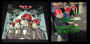 Devo signed 50 years of De-Evolution 1973-2023 x3 vinyl record album LP - Picture 1 of 4