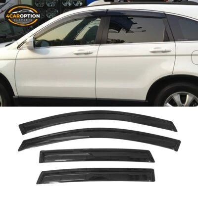 Fits 12-16 Honda CRV Window Visors Rain Sun Guard Vent 4Pc Set - Изображение 1 из 4