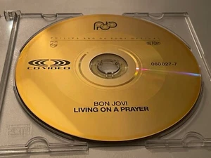 Bon Jovi PROMO Prototype CDV CD-Video LIVING ON A PRAYER 1986 Philips 060 027-2 - Picture 1 of 5