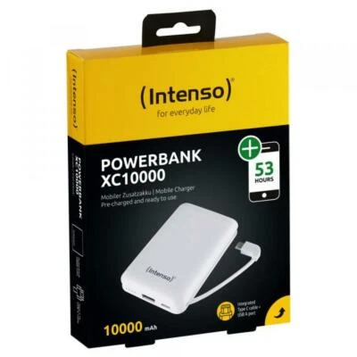 Intenso Powerbank mobile Ladestation XC 10000 mAh USB Typ C 2x USB OUT weiß - Bild 1 von 4