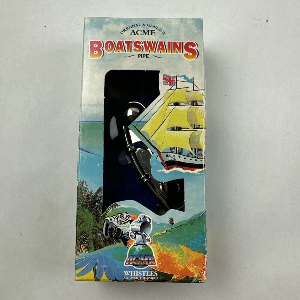 Acme Boatswain Bosuns Pipe Silver Whistle Made In England - Image 1 of 4