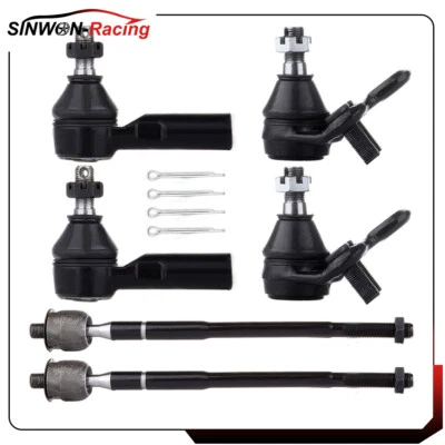 Para Chevrolet Prizm Toyota Corolla 1998 99 00 01 02 6 piezas rótulas extremo de varilla de amarre Foto 1 de 4