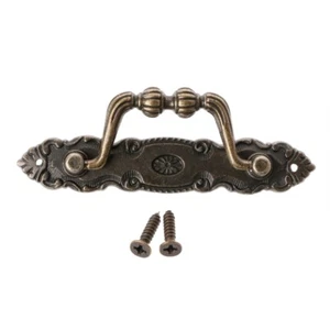 Vintage Antique Cabinet Drawer Handle Bronze Door Handle Chest Dresser Pull Knob - Picture 1 of 10