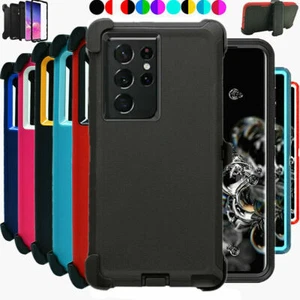 Großhandelsposten für Samsung S25 S24 S23 S22 S21 Defender Hülle + Gürtelclip Etui Abdeckung - Bild 1 von 12