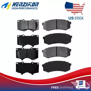 Front & Rear Ceramic Brake Pads for 4Runner FJ Cruiser Sequoia GX460 GX470 - Picture 1 of 2