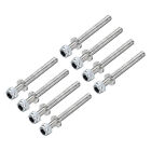 8Pcs Landing Gear Steel Axle 5/32 Inch 1.7 Inch M4 Shaft with Nuts for RC
