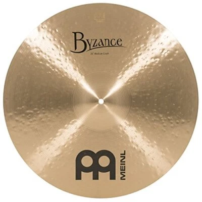 Platillos Meinl Bizance 20 tradicionales choque medio — Hecho en Turquía — Mano Foto 1 de 4