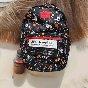 Minnie Mouse 2-teiliges Reiseset Rucksack und Isoliertasche, hält Laptop - Bild 1 von 8